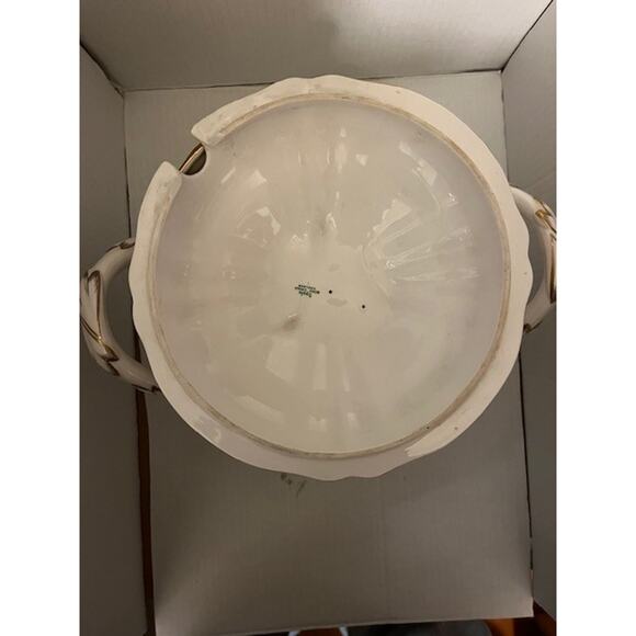 spode stafford 1/9688 blue leaf tureen - Picture 4 of 7